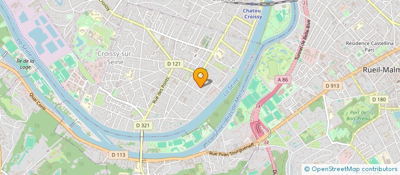 localisation de l'entreprise SCI KERGREAC'H  CROISSY-SUR-SEINE