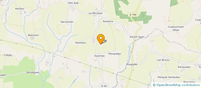 localisation de l'entreprise SCI KERGRESQ  QUERRIEN
