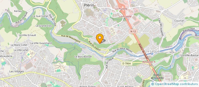 localisation de l'entreprise SCI KERGUELEN  PLERIN