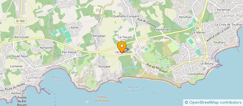 localisation de l'entreprise SCI KERGUELEN  LARMOR-PLAGE