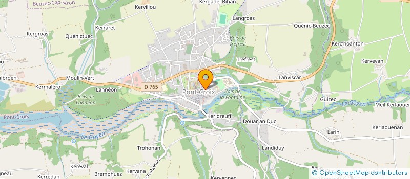 localisation de l'entreprise SCI KERGUIAN  PONT-CROIX