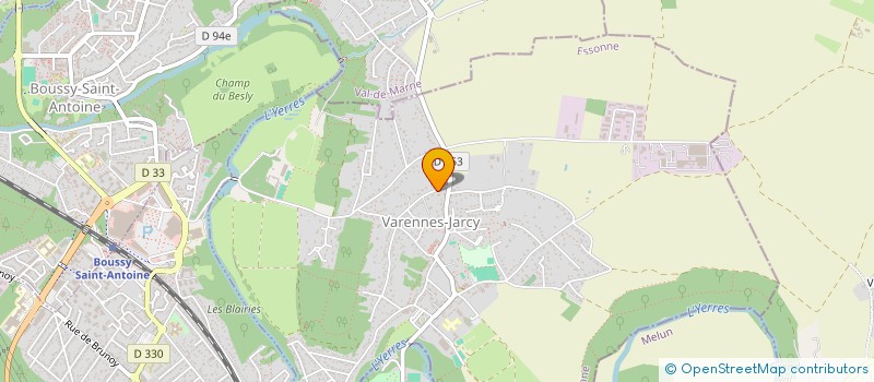 localisation de l'entreprise SCI KERHADIC  VARENNES-JARCY