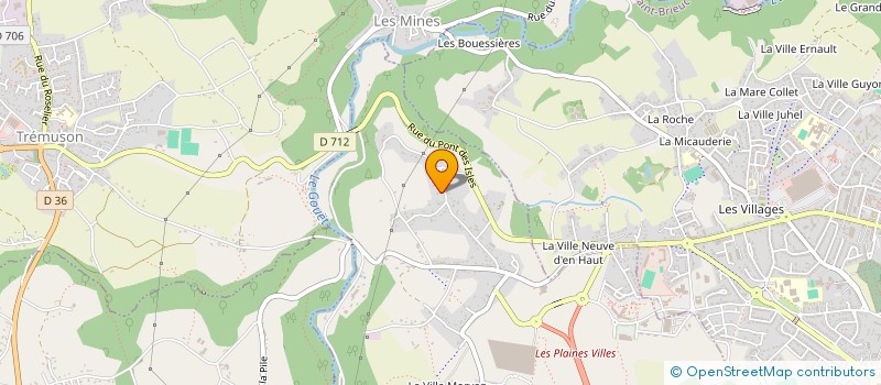 localisation de l'entreprise SCI KERHAMON  PLOUFRAGAN