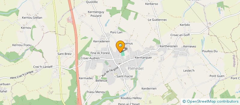 localisation de l'entreprise SCI KERHAMON  PLEHEDEL