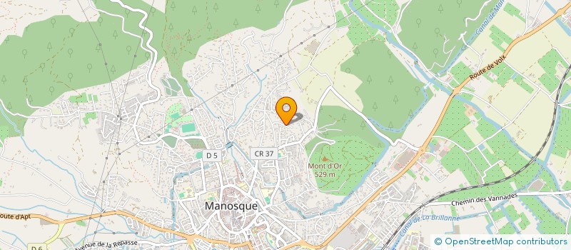 localisation de l'entreprise SCI KERHEM à MANOSQUE