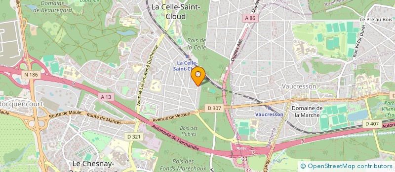 localisation de l'entreprise SCI KERHERN  LA CELLE-SAINT-CLOUD