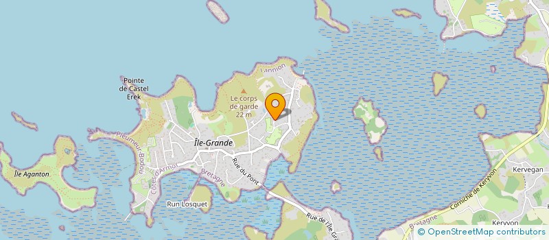 localisation de l'entreprise SCI KERHIR  PLEUMEUR-BODOU