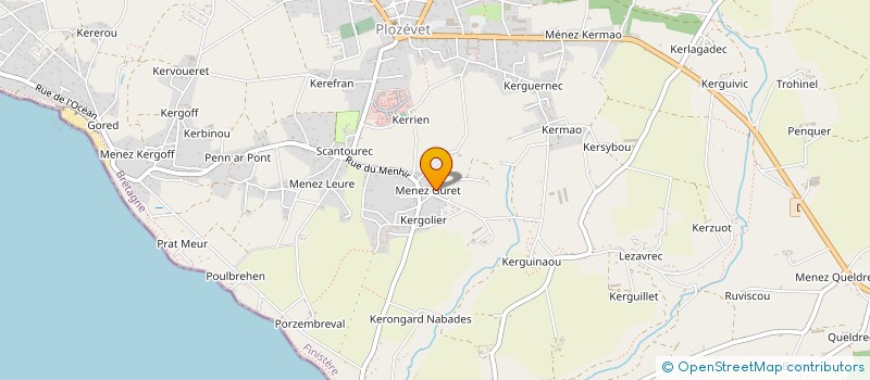 localisation de l'entreprise SCI KERHOUEE  PLOGASTEL-SAINT-GERMAIN