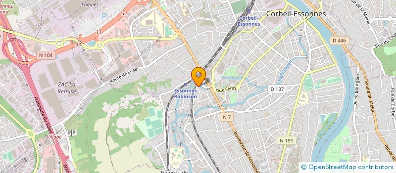 localisation de l'entreprise SCI KERI à CORBEIL-ESSONNES