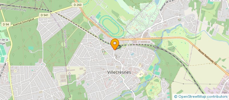 localisation de l'entreprise SCI  KERIC  VILLECRESNES