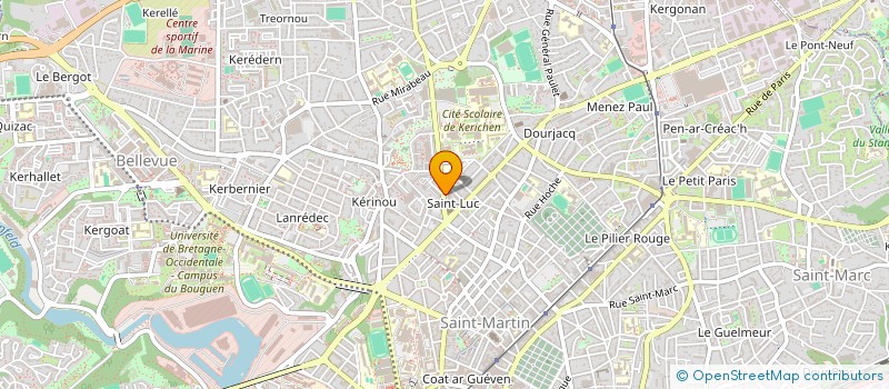 localisation de l'entreprise SCI KERICHEN  BREST