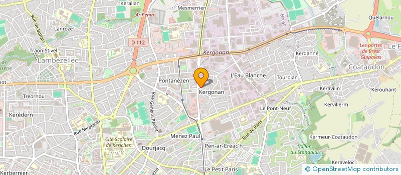 localisation de l'entreprise SCI KERIGONAN  BREST