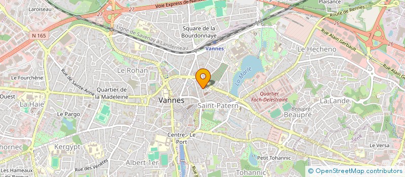 localisation de l'entreprise SCI KERIHUEL  VANNES