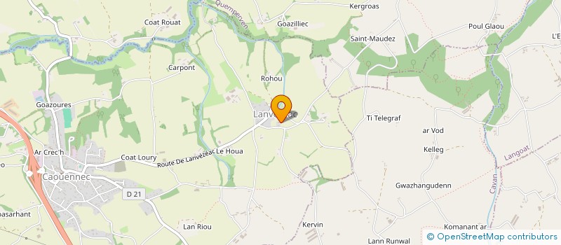 localisation de l'entreprise SCI KERILLIS  LANNION