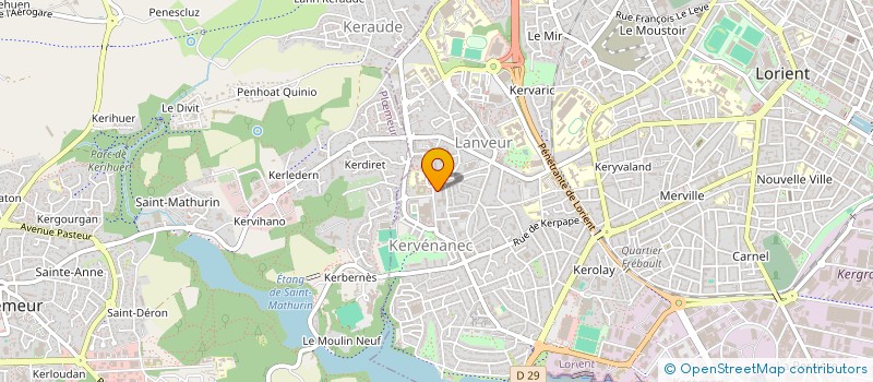 localisation de l'entreprise SCI KERIMMO  LORIENT