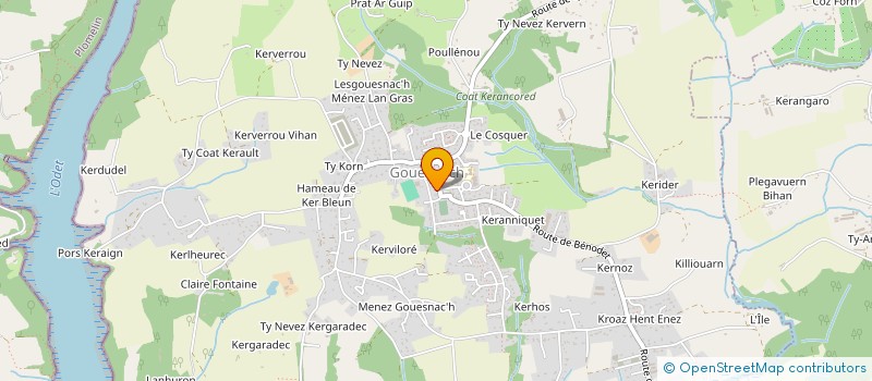 localisation de l'entreprise SCI KERINCUFF  GOUESNACH