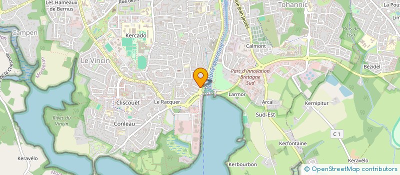 localisation de l'entreprise SCI KERINO à VANNES