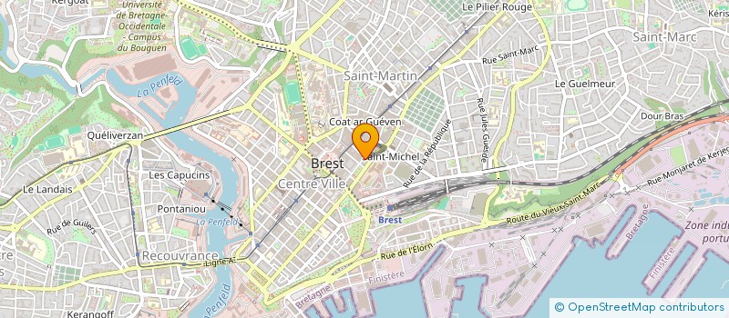 localisation de l'entreprise SCI KERINOU IMMOBILIER  BREST