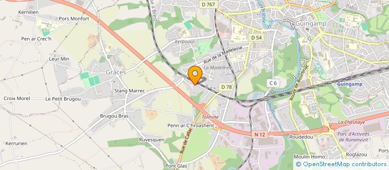 localisation de l'entreprise SCI KERIOSTE  GRACES