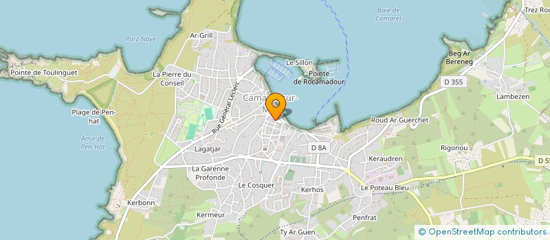 localisation de l'entreprise SCI KERISA  CAMARET-SUR-MER