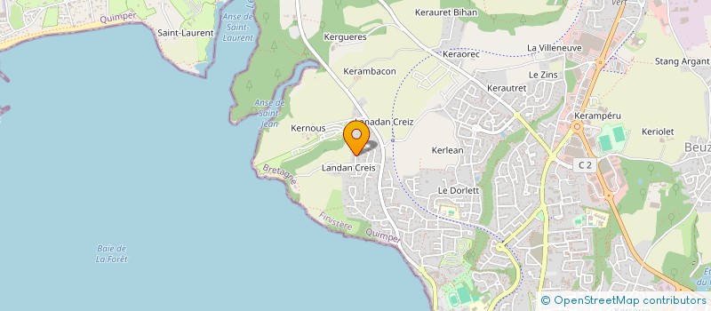 localisation de l'entreprise SCI KERISA II à CONCARNEAU