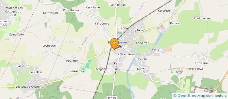 localisation de l'entreprise SCI KERIVAL  BRECH