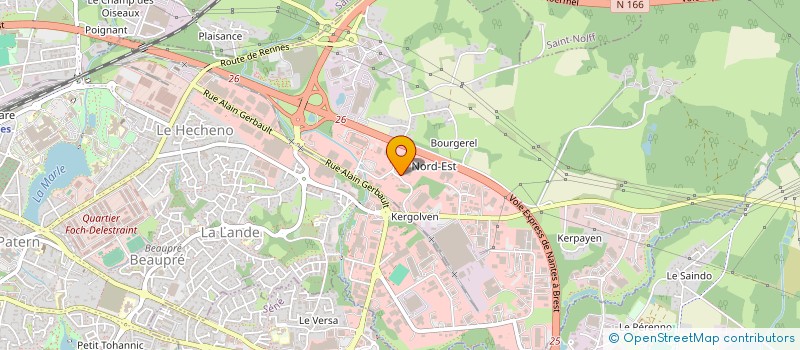 localisation de l'entreprise SCI KERIVARHO à VANNES