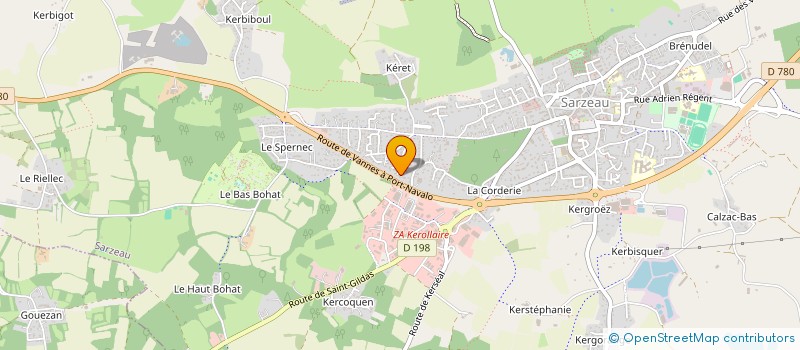 localisation de l'entreprise SCI KERIZELLA  SARZEAU