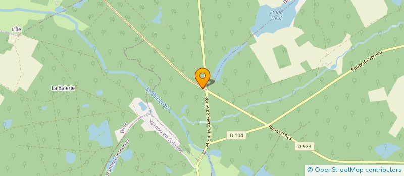 localisation de l'entreprise SCI KERJAC  MONTRIEUX EN SOLOGNE