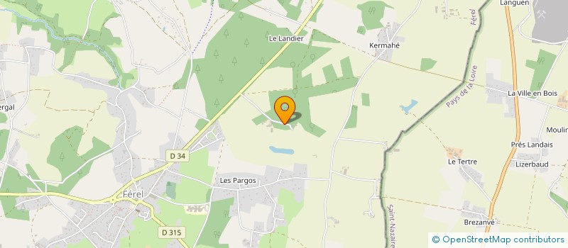 localisation de l'entreprise SCI KERJACQUES  FEREL