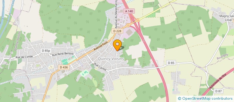 localisation de l'entreprise SCI KERJEAN  QUINCY-VOISINS