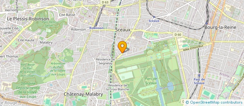 localisation de l'entreprise SCI KERJEAN à SCEAUX