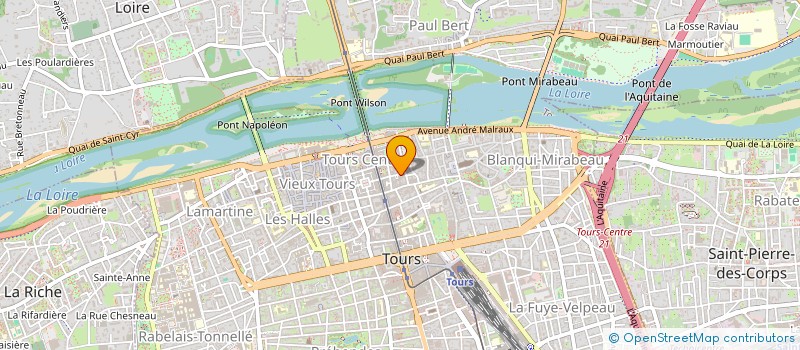 localisation de l'entreprise SCI KERJECO  TOURS