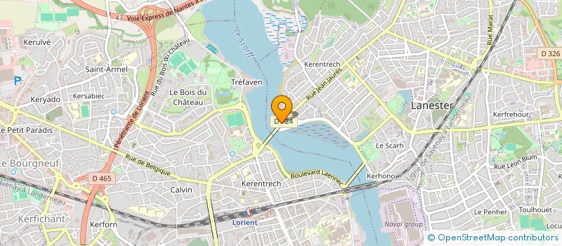 localisation de l'entreprise SCI KERJULIS  LANESTER