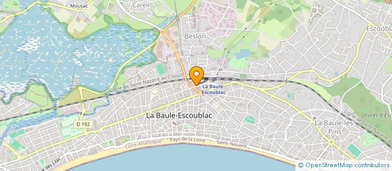 localisation de l'entreprise SCI KERKOZ  LA BAULE-ESCOUBLAC