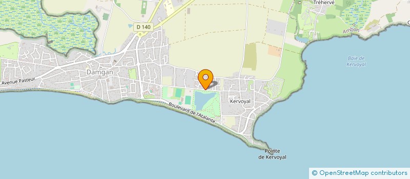 localisation de l'entreprise SCI KERLAN  DAMGAN