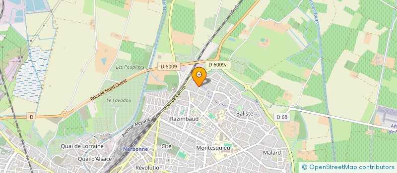 localisation de l'entreprise SCI KERLAND IMMO  NARBONNE