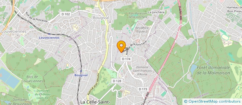 localisation de l'entreprise SCI KERLEGAN  LA CELLE-SAINT-CLOUD