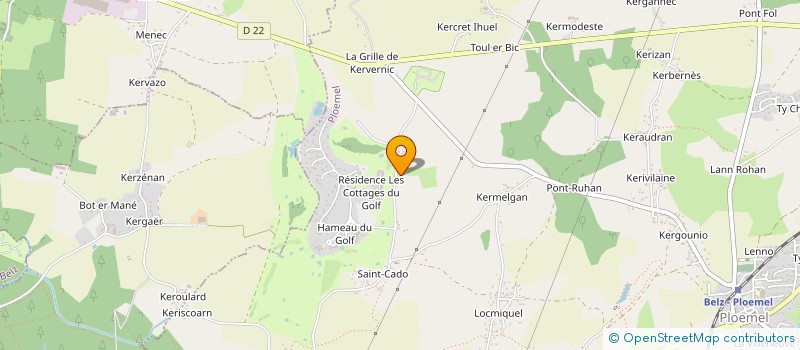 localisation de l'entreprise SCI KERLEVAN  PLOEMEL