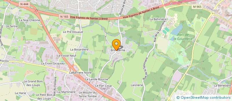 localisation de l'entreprise SCI KERLEZ à COUERON