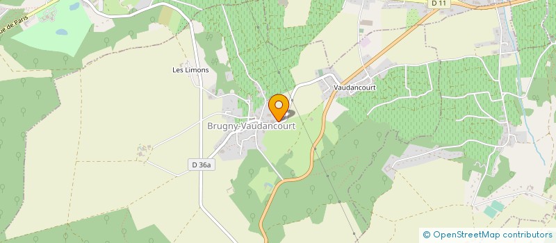 localisation de l'entreprise SCI KERLIMEAU  BRUGNY-VAUDANCOURT