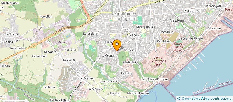 localisation de l'entreprise SCI KERLINE à BREST