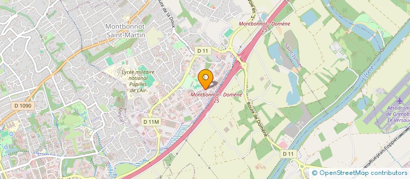 localisation de l'entreprise SCI KERLIOSEV  MONTBONNOT-SAINT-MARTIN