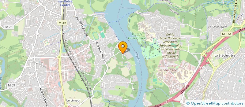 localisation de l'entreprise SCI KERLIP  CHAPELLE-SUR-ERDRE (LA)