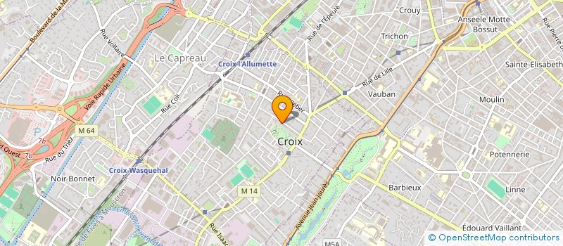 localisation de l'entreprise SCI KERLORAN à CROIX