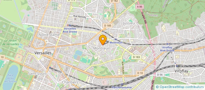 localisation de l'entreprise SCI KERLOURY à VERSAILLES