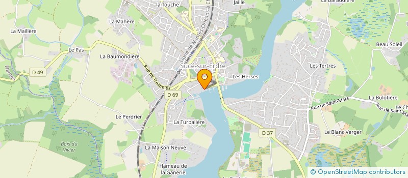 localisation de l'entreprise SCI KERMAD  SUCE-SUR-ERDRE