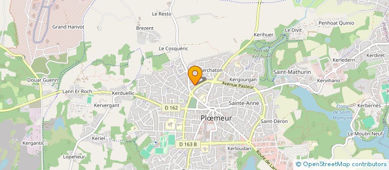 localisation de l'entreprise SCI KERMADELEINE à PLOEMEUR