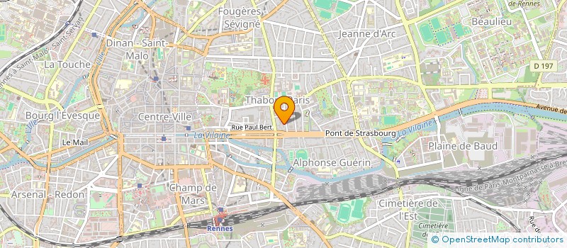 localisation de l'entreprise SCI KERMAEL  RENNES