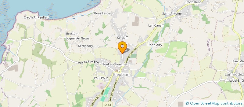 localisation de l'entreprise SCI KERMAGEM  PLEUBIAN